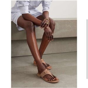 Gucci thong rubber Women's Tan Sandals. camel color size 40